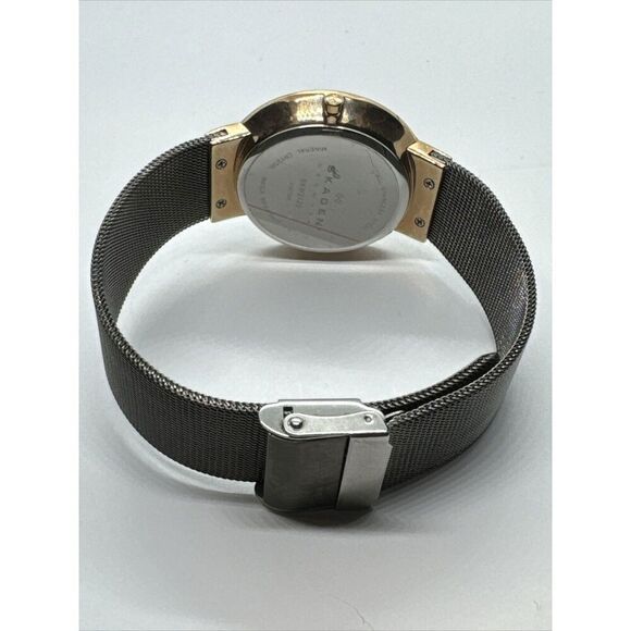 Skagen SKW2120 Women's Gray Stainless Steel Mesh Analog Dial Quartz Watch JNA907 - Picture 9 of 11